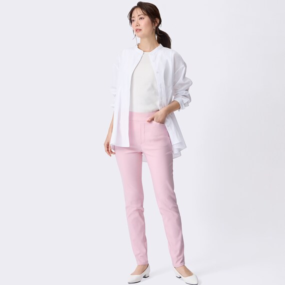 マジックベルトストレッチパンツ ショート丈 (25107) 6枚目画像