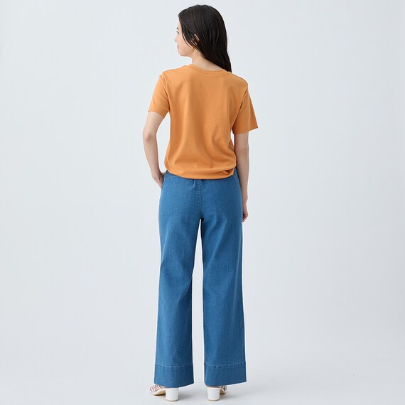 マイルドフィットストレッチデニムワイドパンツ　(25113) 6枚目画像