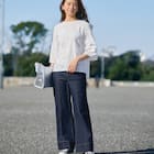 マイルドフィットストレッチデニムワイドパンツ (25113) 8枚目画像