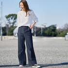 マイルドフィットストレッチデニムワイドパンツ　(25113) 10枚目画像