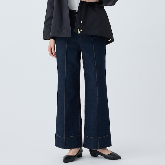 マイルドフィットストレッチデニムワイドパンツ (25113) 15枚目画像