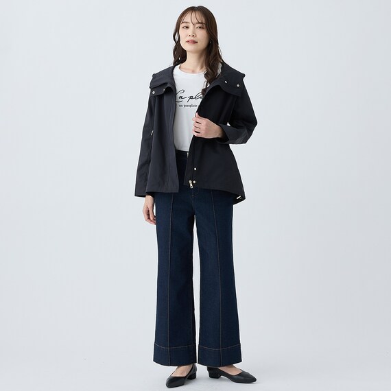 マイルドフィットストレッチデニムワイドパンツ　(25113) 16枚目画像