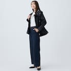 マイルドフィットストレッチデニムワイドパンツ (25113) 17枚目画像