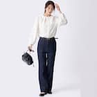 マイルドフィットストレッチデニムワイドパンツ (25113) 21枚目画像