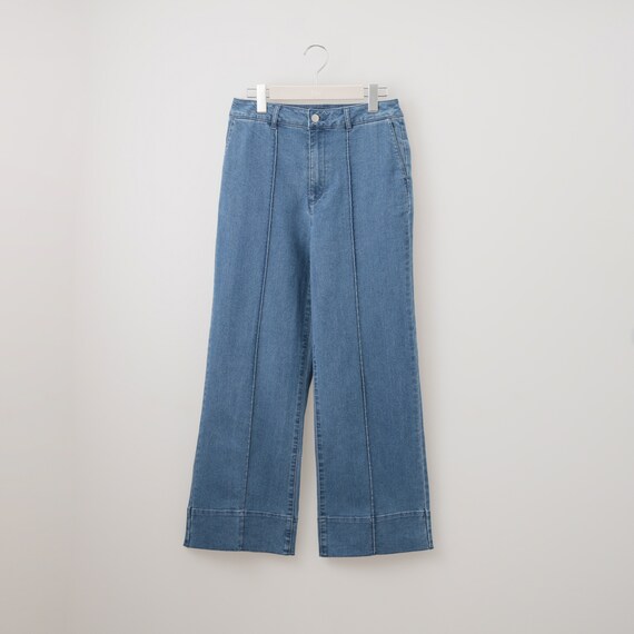 マイルドフィットストレッチデニムワイドパンツ　(25113) 25枚目画像