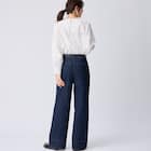 マイルドフィットストレッチデニムワイドパンツ (25113) 18枚目画像