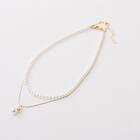 パール調ツインネックレス　(95132) 4枚目画像