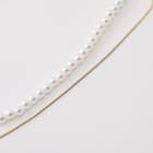 パール調ツインネックレス (95132) 6枚目画像