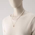 パール調ツインネックレス (95132) 7枚目画像