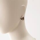 べっ甲柄ハートピアス　(95134) 3枚目画像