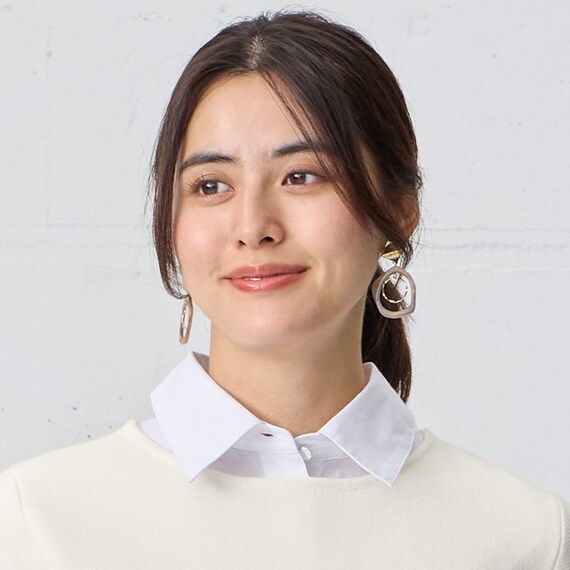 べっ甲柄カラーピアス　(95138) 1枚目画像