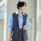 スクエアデザインピアス (95139) 2枚目画像