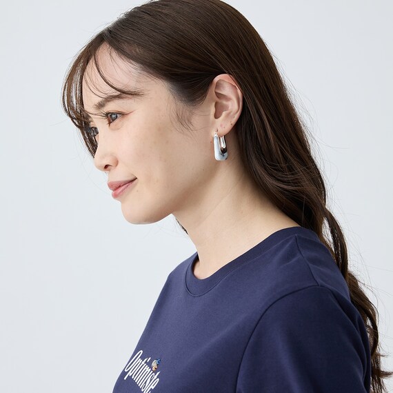 スクエアデザインピアス (95139) 5枚目画像