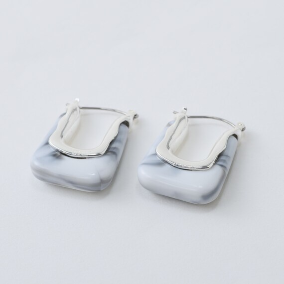 スクエアデザインピアス　(95139) 7枚目画像