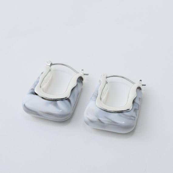 スクエアデザインピアス　(95139) 8枚目画像