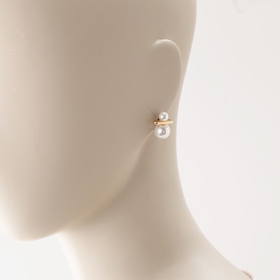 パール調ピアス　(95140) 3枚目画像