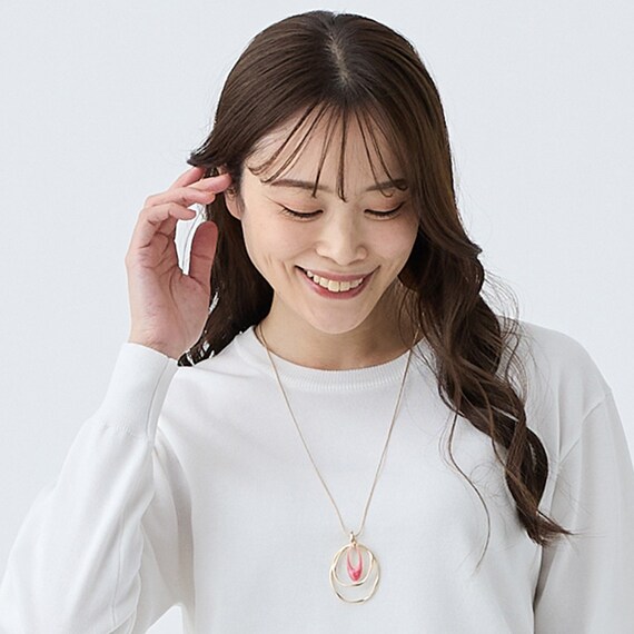 エレガントチェーンネックレス　(95143) 8枚目画像