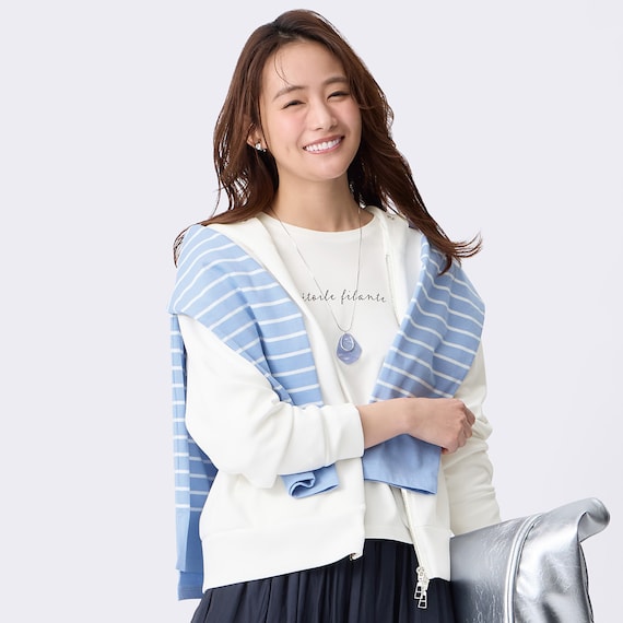 アゲート風ペンダントネックレス (95145) 4枚目画像