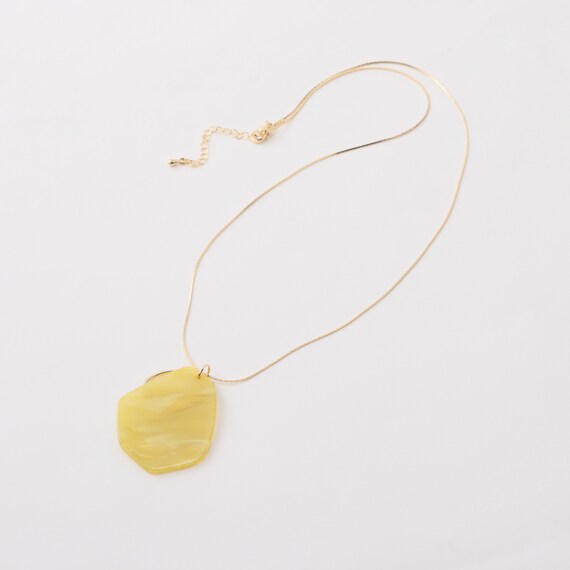 アゲート風ペンダントネックレス　(95145) 6枚目画像