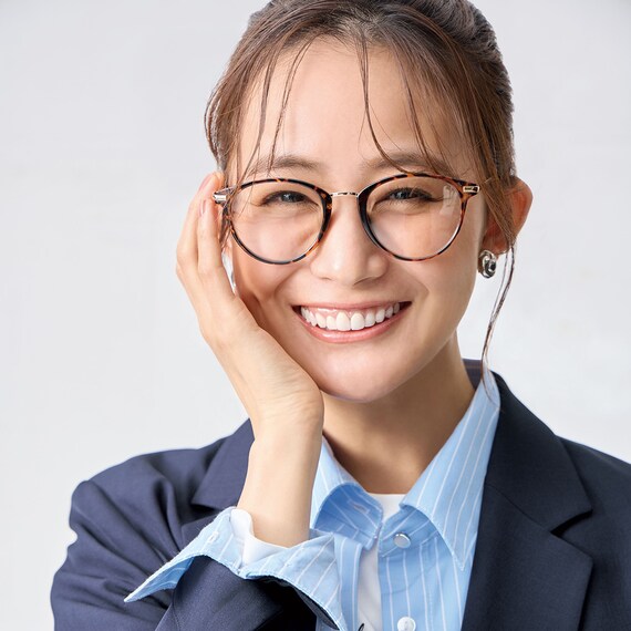 ＵＶカット調光べっ甲柄フォトシェードクラシックアイウェア　(95118) 1枚目画像