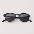 UVカットラウンドブラックシェードグラス (95124) 3枚目画像