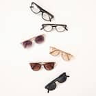 UVカットラウンドブラックシェードグラス (95124) 4枚目画像