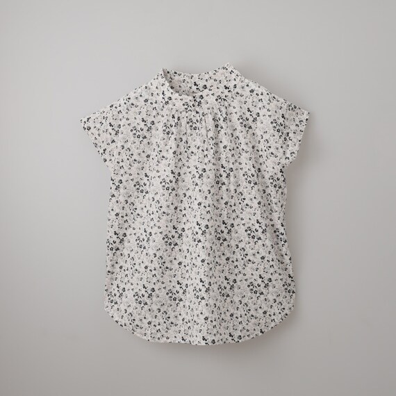 花柄綿ローンブラウス　(55118) 1枚目画像