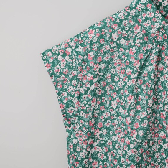 花柄綿ローンブラウス　(55118) 5枚目画像