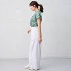 花柄綿ローンブラウス　(55118) 20枚目画像