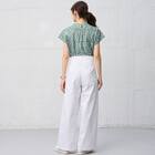 花柄綿ローンブラウス　(55118) 21枚目画像