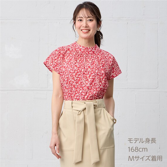 花柄綿ローンブラウス　(55118) 22枚目画像