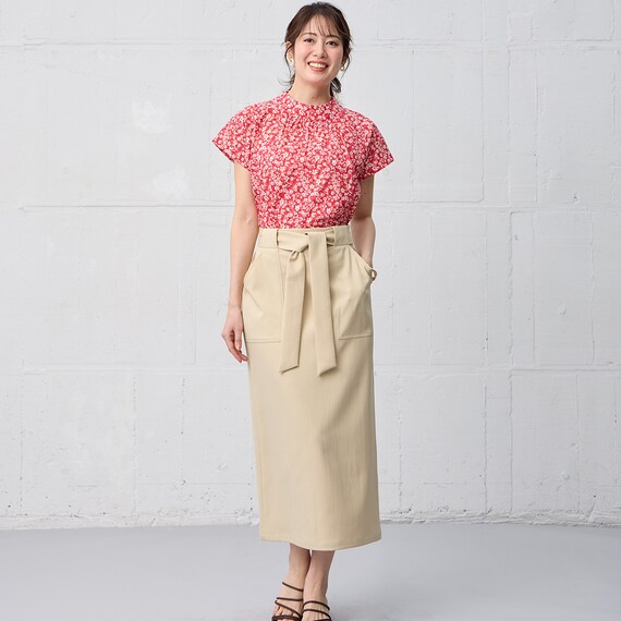 花柄綿ローンブラウス　(55118) 23枚目画像