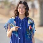 【ニトリネット先行販売】大判シフォンヨット柄スカーフ (95161) 5枚目画像