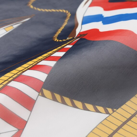 【ニトリネット先行販売】大判シフォンヨット柄スカーフ (95161) 13枚目画像