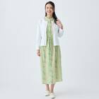 花柄ウエストドローストリングワンピース　(45106) 2枚目画像