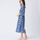 花柄ウエストドローストリングワンピース　(45106) 7枚目画像