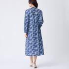 花柄ウエストドローストリングワンピース　(45106) 8枚目画像