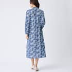 花柄ウエストドローストリングワンピース (45106) 8枚目画像