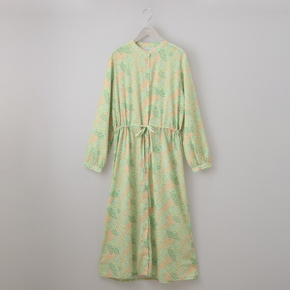 花柄ウエストドローストリングワンピース　(45106) 9枚目画像