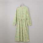 花柄ウエストドローストリングワンピース (45106) 9枚目画像