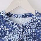 花柄ウエストドローストリングワンピース (45106) 12枚目画像