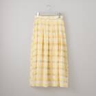 かすりチェック柄フレアスカート　(35106) 12枚目画像