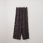 ダークトーン花柄セミワイドパンツ (25124) 8枚目画像