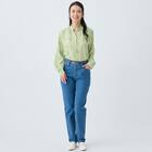 花柄ギャザー前開きブラウス　(55115) 2枚目画像