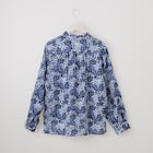 花柄ギャザー前開きブラウス (55115) 10枚目画像