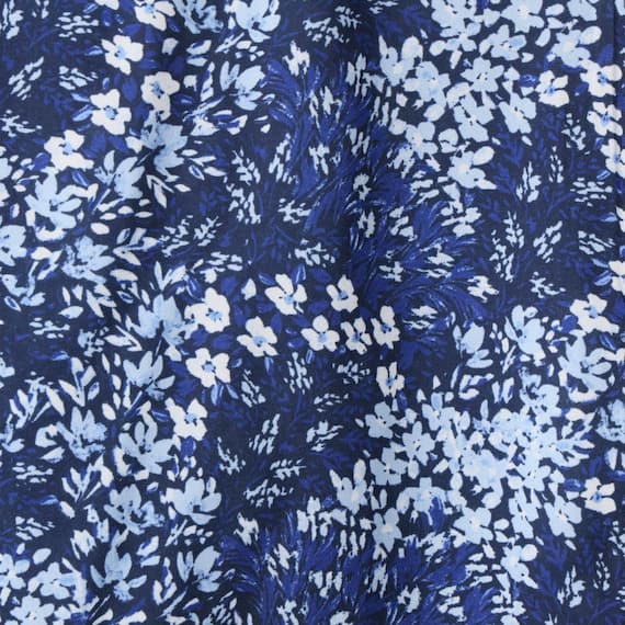 花柄ギャザー前開きブラウス (55115) 11枚目画像