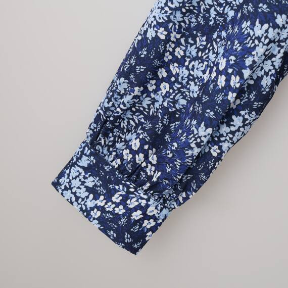 花柄ギャザー前開きブラウス　(55115) 13枚目画像