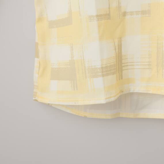 かすりチェック柄プチハイネックブラウス　(55116) 16枚目画像