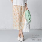 ペイズリープリント柄スリットスカート (35107) 1枚目画像