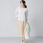 ペイズリープリント柄スリットスカート (35107) 2枚目画像